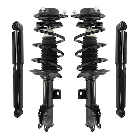 Unity 4-11137-259180-001 Front and Rear Complete Strut Assembly Shock Kit 4-11137-259180-001